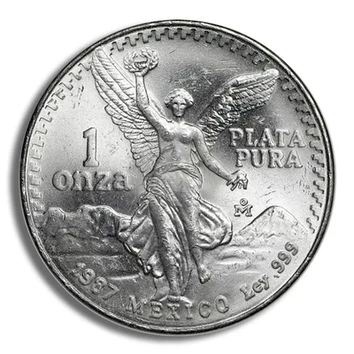 1987 1 oz Silver Mexican Libertad - BU — Silver bullion from Standard Bullion