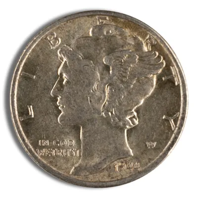 <body> FV 90% Silver Mercury Dimes - AU — Silver bullion from Standard Bullion