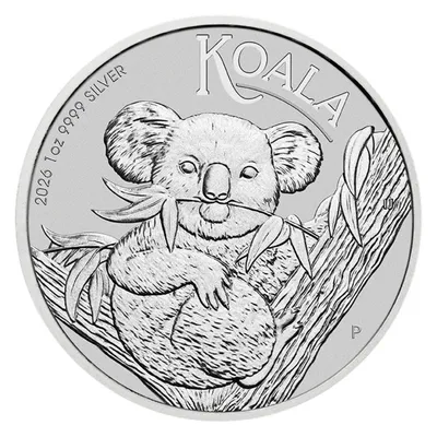 2026 1 oz Australian Koala Silver Coin — Silver bullion from Standard Bullion