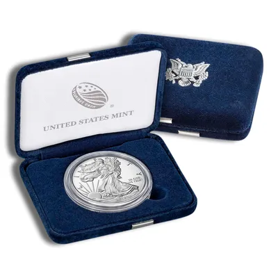 2018-S Proof Silver Eagle with Box & COA — Silver bullion from Standard Bullion