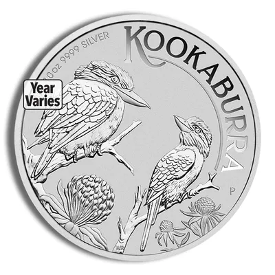 Australian Silver Kookaburra - Kilo - BU (Year Varies) — Silver bullion from Standard Bullion