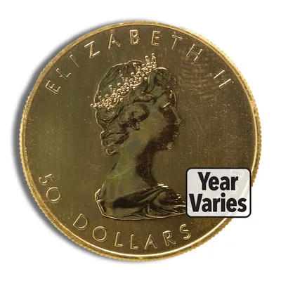 1 oz .999 Gold Maple Leaf (Year Varies) — Gold bullion from Standard Bullion