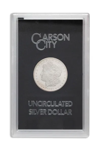 1885-CC GSA Morgan Dollar w/Box & COA — Silver bullion from Standard Bullion
