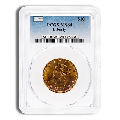 <body>0 Gold Liberty Eagle - PCGS MS64 — Gold bullion from Standard Bullion