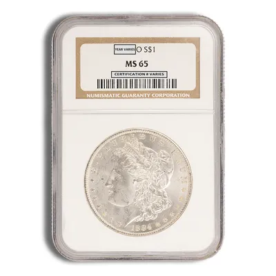 Pre-1921 Morgan Dollar - NGC MS65 — Silver bullion from Standard Bullion