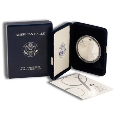 2004-W Proof Silver Eagle with Box & COA — Silver bullion from Standard Bullion