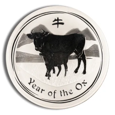 2009 Kilo Australia Silver Lunar Ox BU - Series I — Silver bullion from Standard Bullion