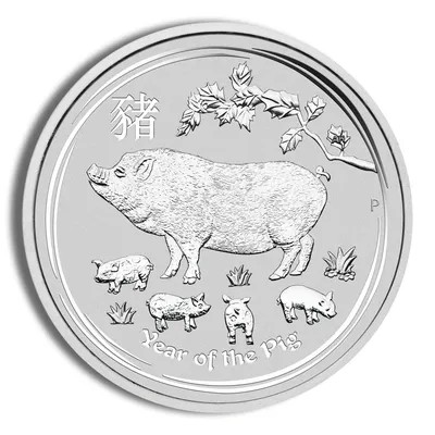 2019 Kilo Australia Silver Lunar Pig BU - Series II — Silver bullion from Standard Bullion