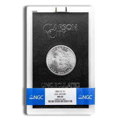1883-CC GSA Morgan Dollar - NGC MS65 — Silver bullion from Standard Bullion