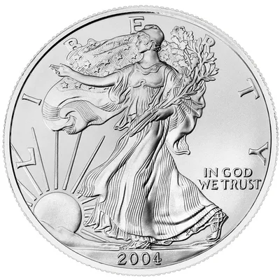 2004 Silver American Eagle - BU - Sealed Box — Silver bullion from Standard Bullion