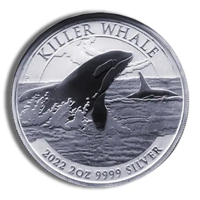 2022 2 oz Australian Killer Whale Silver Coin — Silver bullion from Standard Bullion