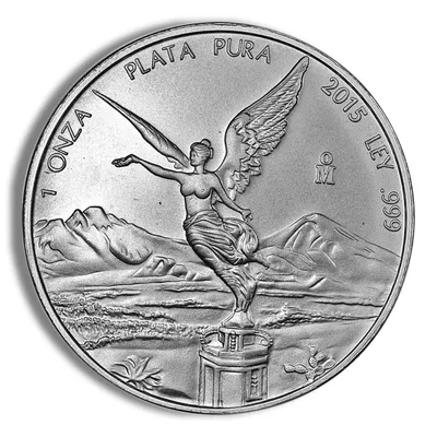 2015 1 oz Silver Mexican Libertad - BU — Silver bullion from Standard Bullion