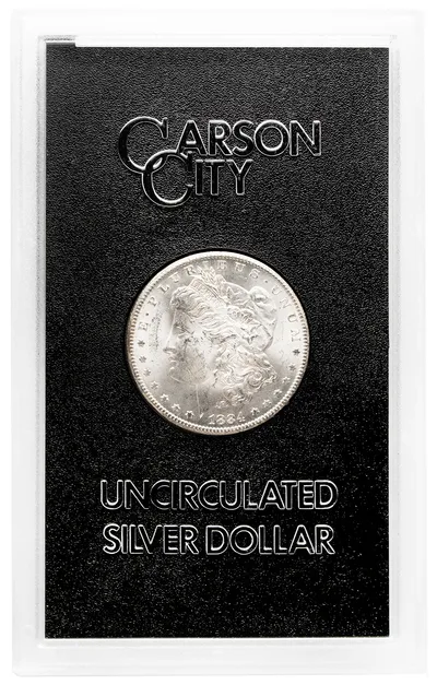 1884-CC GSA Morgan Dollar w/Box & COA — Silver bullion from Standard Bullion