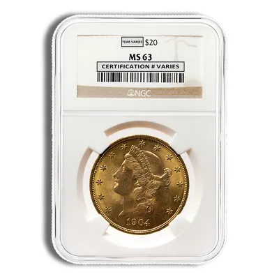 $20 Gold Liberty Double Eagle - NGC MS63 — Gold bullion from Standard Bullion