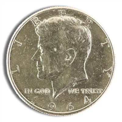<body> FV 90% Silver 1964 Kennedy Half Dollar Proof — Silver bullion from Standard Bullion