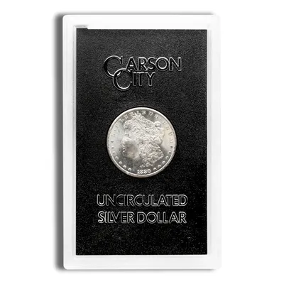 1880-CC GSA Morgan Dollar w/Box & COA — Silver bullion from Standard Bullion