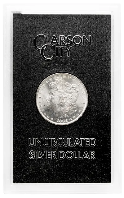 1882-CC GSA Morgan Dollar w/Box & COA — Silver bullion from Standard Bullion