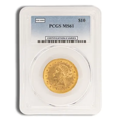 <body>0 Gold Liberty Eagle - PCGS MS61 — Gold bullion from Standard Bullion