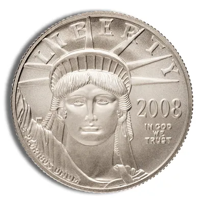 2008-W 1/2 oz Burnished Platinum Eagle $50 (Cap Only) — Platinum bullion from Standard Bullion