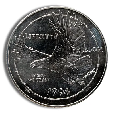 1994-W <body> Prisoner of War Silver Commem - BU — Silver bullion from Standard Bullion