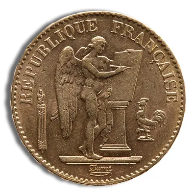 France Gold 20 Francs - Lucky Angel (1871-1898) — Gold bullion from Standard Bullion