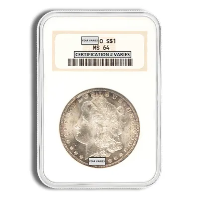 Pre-1921 Morgan Dollar - NGC MS64 (Toned) — Silver bullion from Standard Bullion