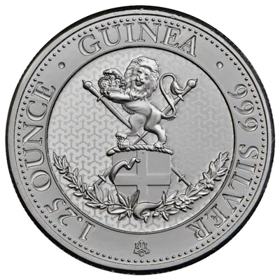 1.25 oz St. Helena Standing Lion Guinea Silver Coin (Year Varies) — Silver bullion from Standard Bullion