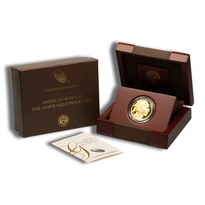 2014-W 1 oz Proof Gold Buffalo (w/Box & COA) — Gold bullion from Standard Bullion