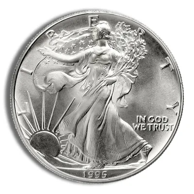1995 Silver American Eagle - BU — Silver bullion from Standard Bullion
