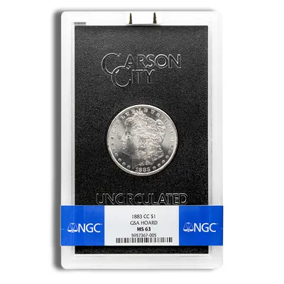 1883-CC GSA Morgan Dollar - NGC MS63 — Silver bullion from Standard Bullion