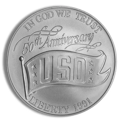 1991-D <body> USO Silver Commem - BU — Silver bullion from Standard Bullion
