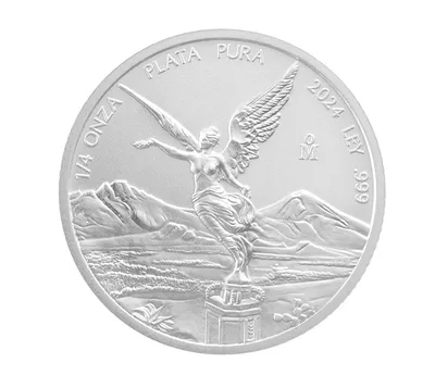 2024 1/4 oz Silver Mexican Libertad - BU — Silver bullion from Standard Bullion