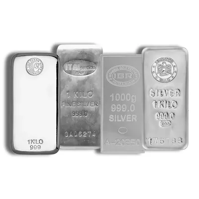 1 Kilo Silver Bar - Design Varies (IRA Eligible) — Silver bullion from Standard Bullion
