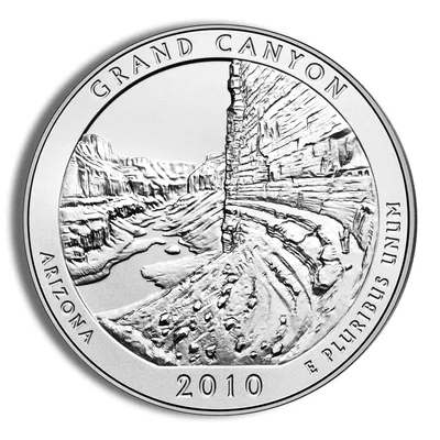 2010-P 5 oz ATB Grand Canyon Silver Coin NGC SP70 — packaging view