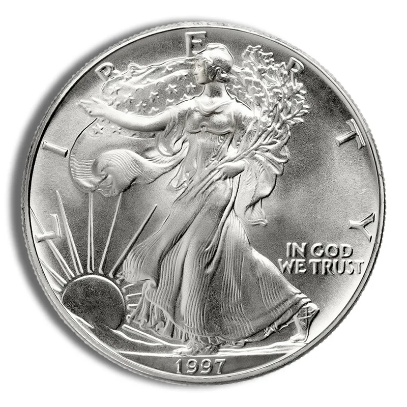 1997 Silver American Eagle - BU — Silver bullion from Standard Bullion