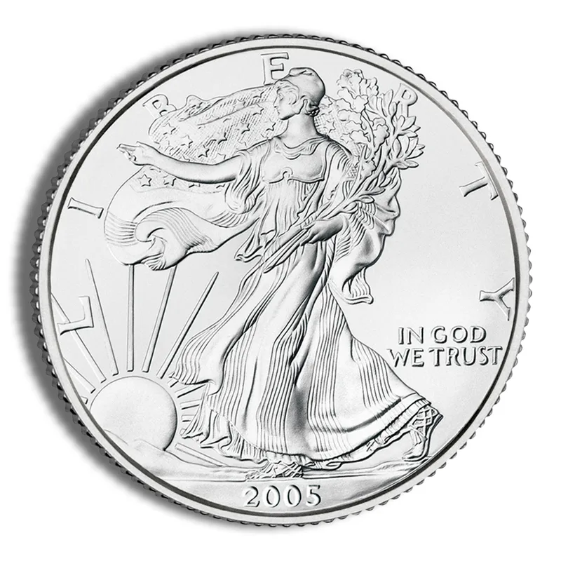 2005 Silver American Eagle - BU — Silver bullion from Standard Bullion