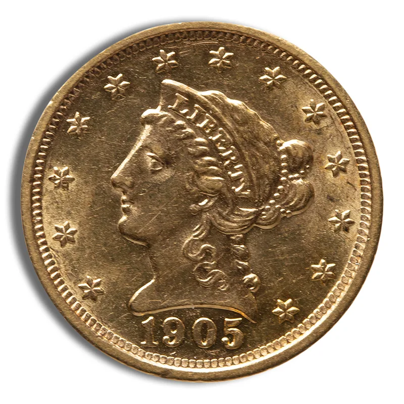 $2.5 Gold Liberty Quarter Eagle - AU — Gold bullion from Standard Bullion