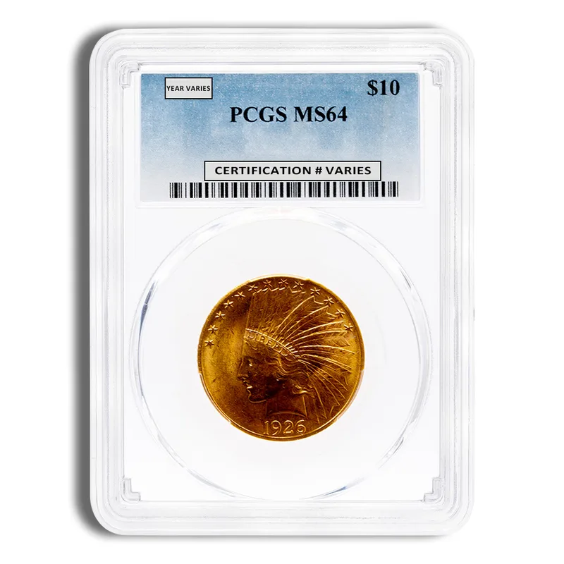 <body>0 Gold Indian Eagle - PCGS MS64 — Gold bullion from Standard Bullion