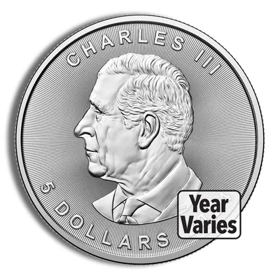 1 oz Canadian Silver Maple Leaf - Sealed Box (Year Varies) — packaging view