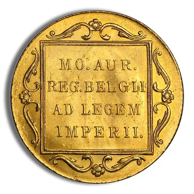 Netherlands 1 Ducat Gold Coin — reverse view