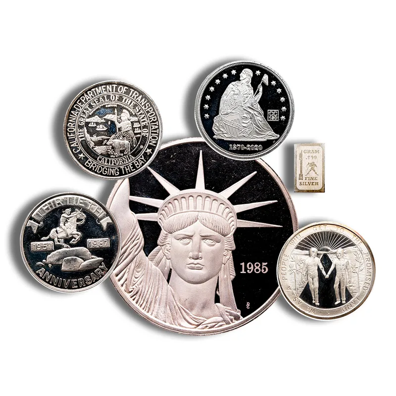 Miscellaneous Marked .999 Silver (50 oz or less) — Silver bullion from Standard Bullion