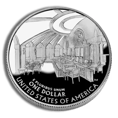 2005-P <body> John Marshall Silver Commem - Proof — reverse view