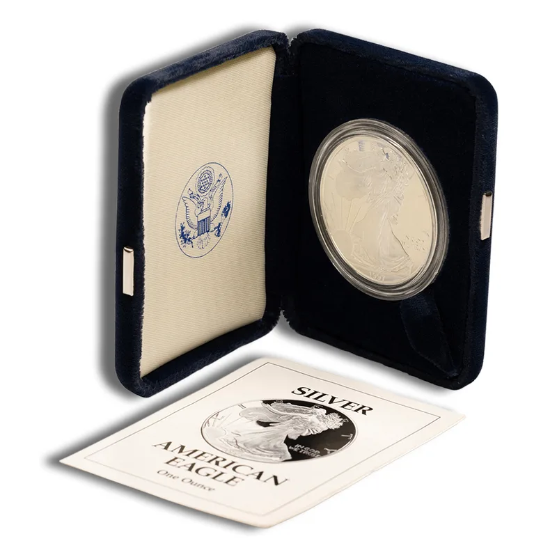 1997-P Proof Silver Eagle with Box & COA — Silver bullion from Standard Bullion