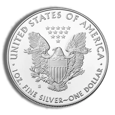 2019-W Proof Silver Eagle with Box & COA — packaging view