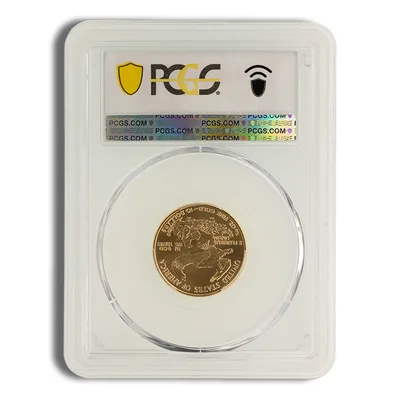 2002 1/4 oz Gold Eagle <body>0 PCGS MS69 — reverse view