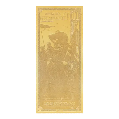 Arizona 10 Goldback — reverse view
