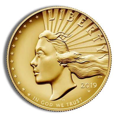 2019-W American Liberty High Relief Gold Coin PCGS PR70 FS — packaging view