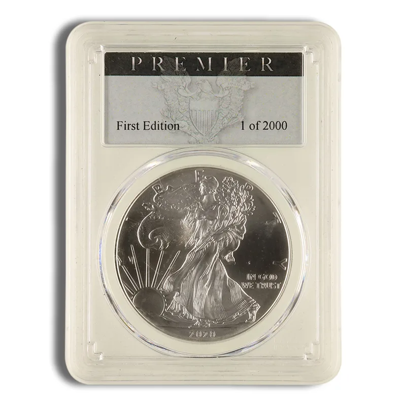 2020 Silver Eagle PCGS MS70 — Silver bullion from Standard Bullion