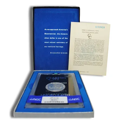 1882-CC GSA Morgan Dollar - NGC MS63+ — packaging view