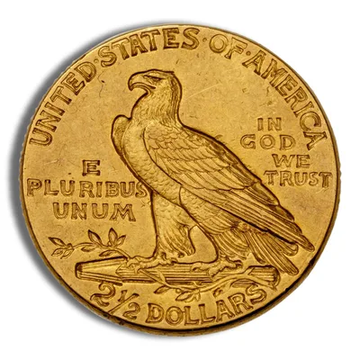 $2.5 Gold Indian Quarter Eagle - BU — reverse view